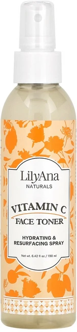 Lilyana Naturals 비타민C 페이스 토너 190ml(6.42fl oz) Naturals (릴리아나 내추럴스), 1개, 190ml - 쿠팡