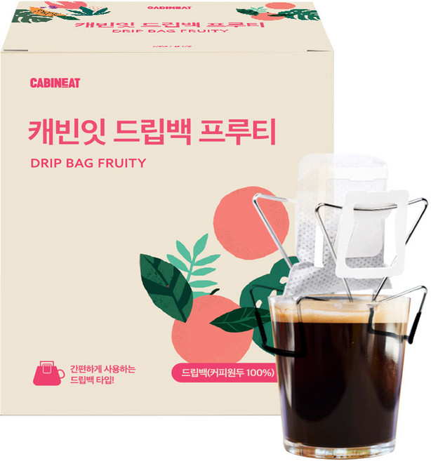 캐빈잇 드립백 원두 커피 프루티, 12g, 7개입, 1개