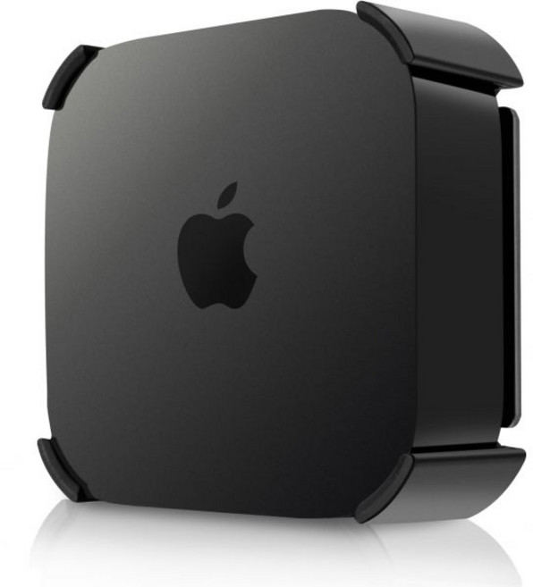 애플TV 애플티비 셋톱 2022년 Apple TV 4K 3세대 용 iDLEHANDS 마운트 전용 - 뒤에 마운트 셀링 또는 벽 장착 특수 접착제 및 나사 포함 검은색, Apple TV 4K 2022 (3rd Generati