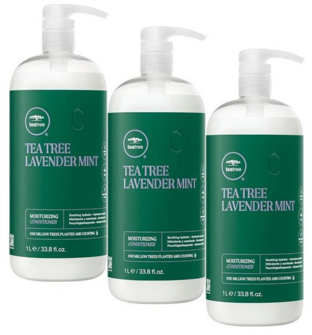 폴미첼 티트리 라벤더 민트 보습 컨디셔너 Paul Mitchell Tea Tree Lavender Mint Conditioner, 3개, 1L