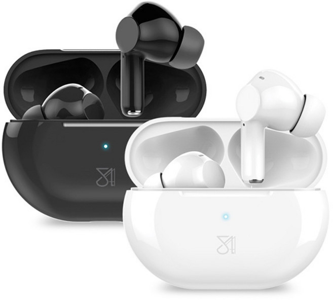 PEM003 아이폰 17과 가장 잘 어울리는 무선 이어폰 블루투스 가성비 추천, 블랙, 블랙