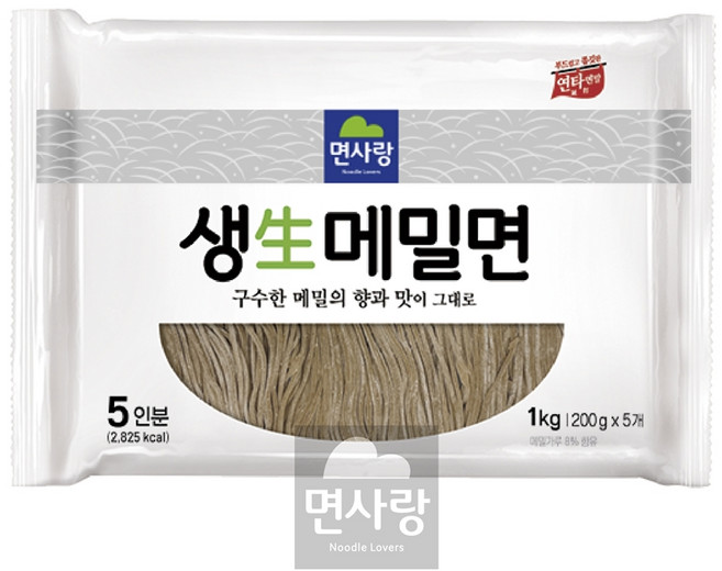 면사랑 생 메밀면 6인분, 1kg, 4개