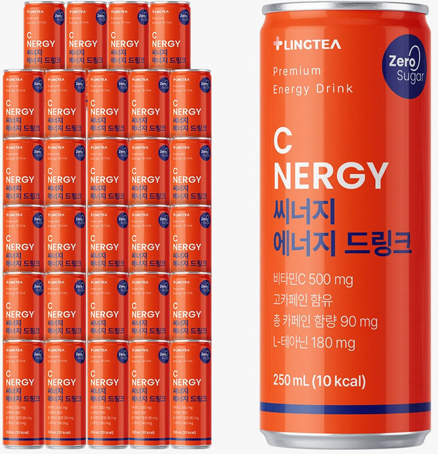 링티 씨너지 에너지드링크 250 mL x 30캔, 250ml, 30개입