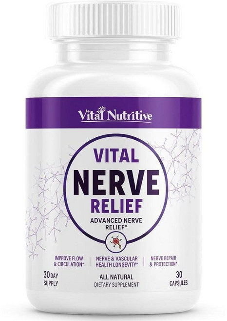 따끔거림 불편함 완화 지원 알파 리포산 마그네슘 코엔자임 Q10 비건 유전자변형 프리 설탕 유제품 바이탈 NUTRTVE, 따끔거림 불편함 완화 지원 알파 리포산 마그네슘 코엔자