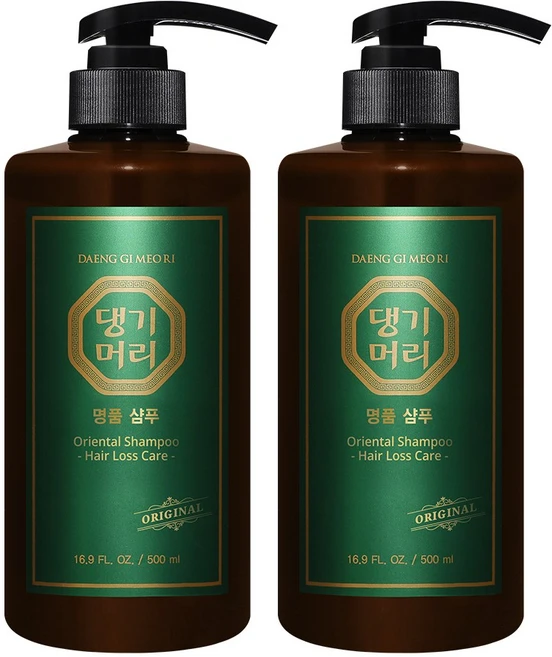 댕기머리 오리지널 명품 샴푸, 500ml, 2개 - 쿠팡