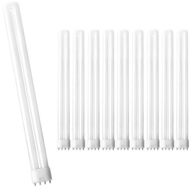 장수램프 삼파장램프 FPL 36W [10개입] 형광등 세트, 전구색, 10개