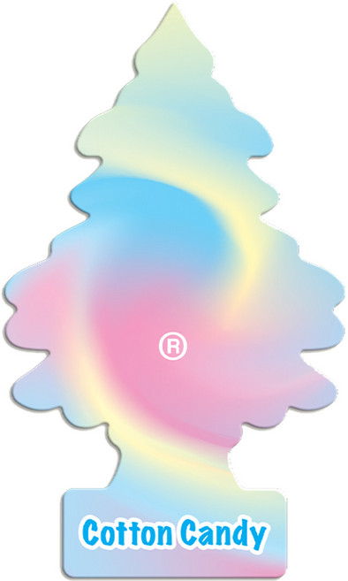 리틀트리 차량용 종이 방향제 옷장용 걸이형 디퓨저, 1개, 리틀트리 코튼캔디