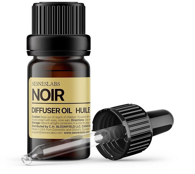 느와르 디퓨저 오일 틈새 향 럭셔리 무화과 월계수 잎 삼나무 베티버 머스크 담배 홍차 에센셜 블렌드 초음파 프로젝트용 0.33온스/10ml [호환], 느와르 디퓨저 오일, 틈새 향, 럭셔리 무화과, 월계수