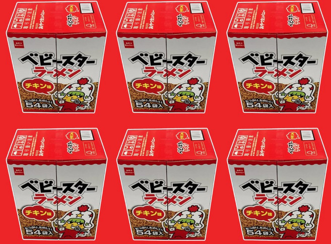 베이비스타 라멘 치킨맛, 1.134kg, 6박스