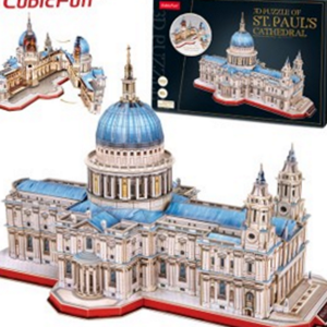 3d 입체 퍼즐 랜드마크 건축물 대형 입체 조립 퍼즐 돔형 643피스 미니어처 고난이도 세인트폴 장난감