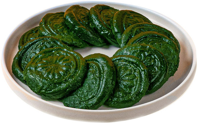 무설탕 쑥개떡 건강 수제 쑥떡 당일생산 전통간식 떡함지, 50g, 30개