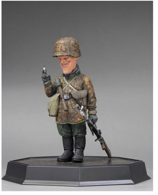 파인 몰드 FineMolds FT01 1/12 독일 무장 친위대 병사 루돌프 돌격병 & ZB-26 경기관총 조립식 플라스틱 모델 차량 탱크 프라모델 871018, 1개