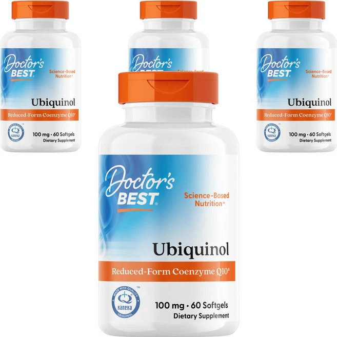 닥터스베스트 유비퀴놀 100mg 소프트젤, 60정, 4개 - 쿠팡