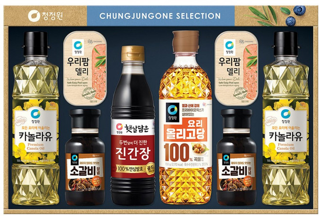 청정원 스페셜8호 25년 추석선물세트 혼합세트 3개 카놀라유 올리고당 진간장 우리팜델리, 3세트
