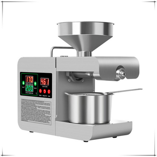 기계 다기능 프레스 자동 오일 추출기 땅콩 소형 지능형 안전 가정용, 220V X8S