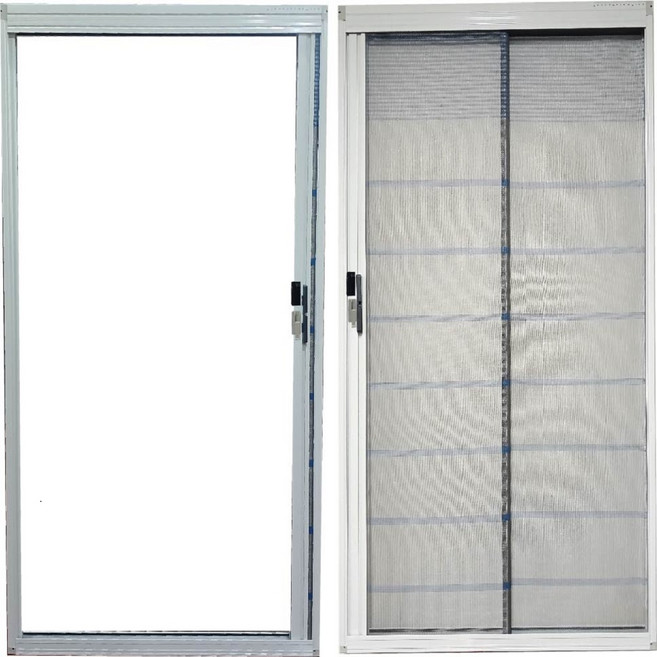 미래현관롤방충망 일반형 고급형 백색 무료재단 절단, 1개