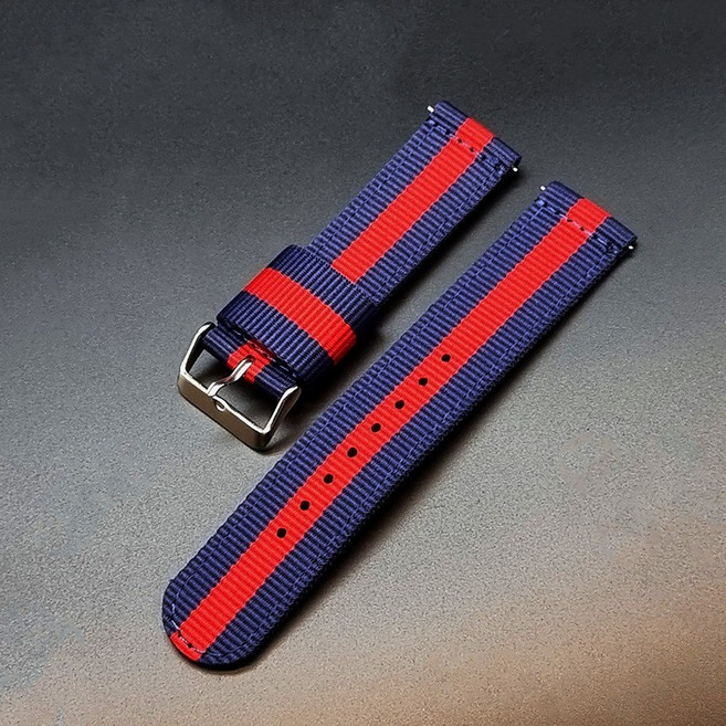 헤리티지 나토 스트랩 16mm-24mm 나일론 밴드 시계줄 갤럭시 호환어메이즈핏빕