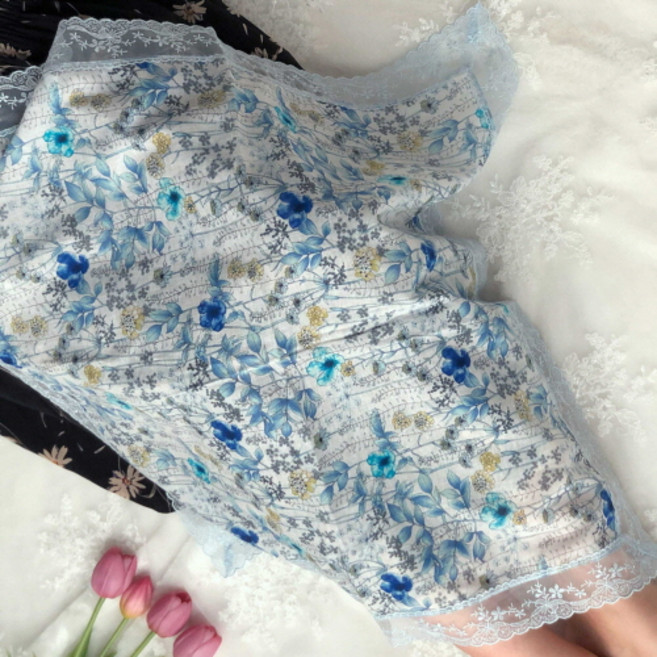 에티켓 손수건 앞치마 여성 여자 매너손수건 빅 레이스 꽃무늬 봄 여름 가을 겨울 스카프 무릎덮개 면 예쁜 큰손수건 등산 단체 동호회 국내생산