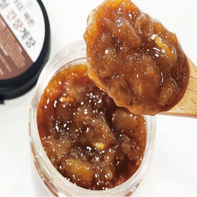 간장 순살 게장 꽃게장 먹기편한 맛좋은 간장게장 밥도둑 집에서 즐기는 간장게장맛집 간편한 순살게장, 1통, 300g