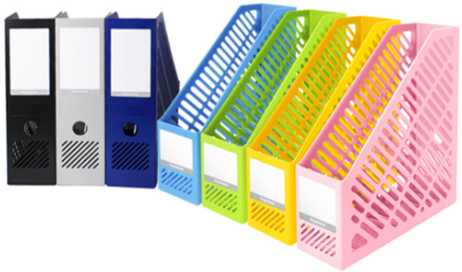 카파맥스 250 고정식 화일박스 서류꽃이 화일꽂이(10입), 군청(10개입)