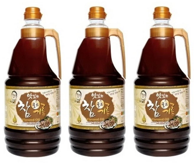 호재원 대용량 식당용 업소용 향미유 참골드기름1.8리터, 1.8L, 3개