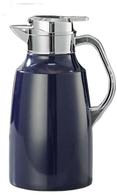 대용량 탁상 냄비 마법병 보온 포트 304 스테인리스 진공 단열 2층 높은 효력 호랑이 개폐 간단 절력 경량 북유럽풍 가정용 업무용 피콕 차 커피 물 주스용 다크 퍼플 1.5L, 1개, 상세페이지 참조, 1ml