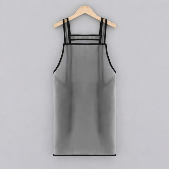 방수 앞치마 H형 업소용 주방 카페, 블랙, 1개