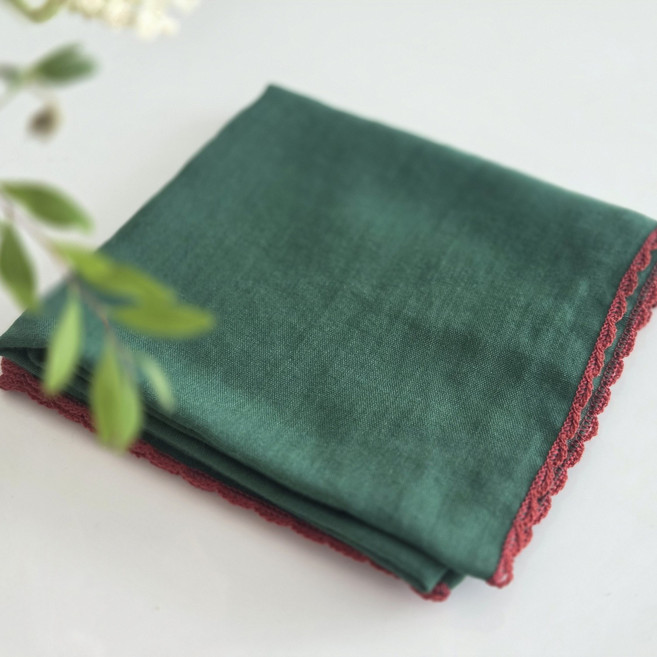 천연염색손수건 국산 순면 면 100% 56cm 무지 아기 여성 손수건 단체 모임 선물