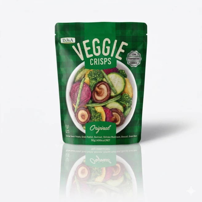디제이앤에이 베지 크리스프 오리지널, 90g, 1개 - 쿠팡