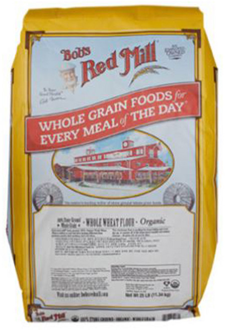 밥스레드밀 유기농 통밀가루 11.34kg, 1