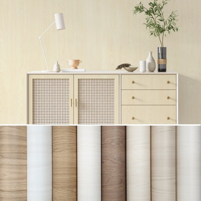 무늬목 원목 우드 인테리어 시트지 가구 책상 싱크대 현관문 방문 서랍장 두꺼운 원목시트지 펜션 사무실 모텔 셀프벽지, HWN-22366