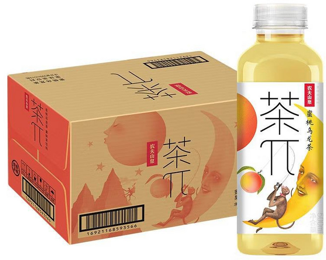 차파이 복숭아 우롱차, 500ml, 15개