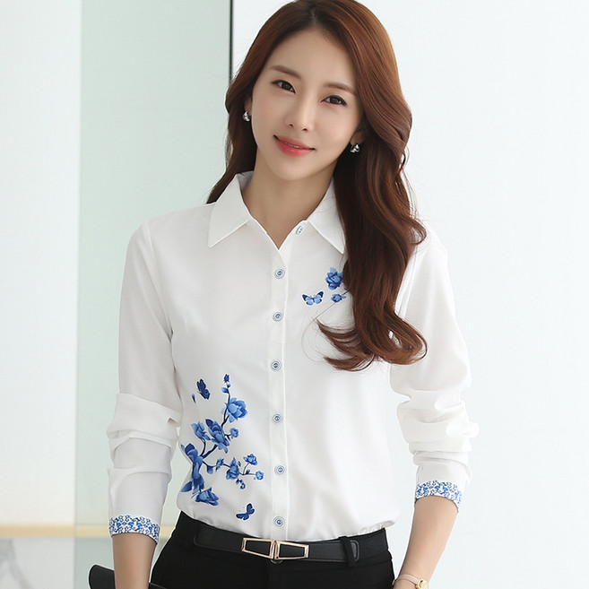 PETITBATH 봄가을 셔츠 트렌드 롱 긴팔 블라우스 셔츠