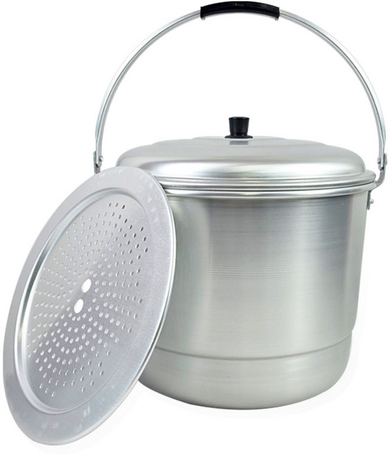 양은 백들통 알루미늄 곰통 곰솥 찜기 빨래삶기 찜냄비, 1개, 특대, 36.5cm