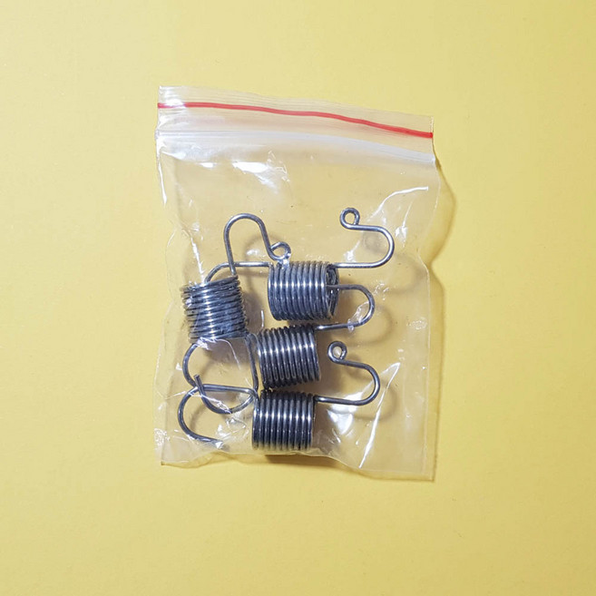 스프링 4개1세트 배너거치대부품 입간판스프링 스프링부속품 배너스프링고리 철재배너스프링, 1개, 스프링  4개 1세트