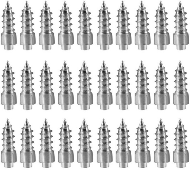 안티-슬립 자동차 타이어 스터드 나사 손톱 범용 오토바이 자전거 겨울 안티-아이스 스노우 스파이크 클리트, [02] 30pcs