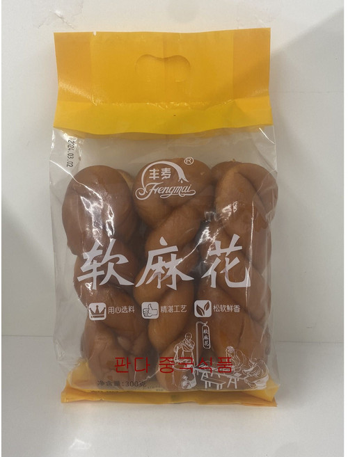 판다중국식품 풍맥마화 말랑한 마화 꽈배기 300g, 3개