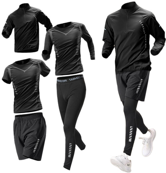 리츠제이 스포츠 런닝 긴팔 트레이닝복 5종 세트 경량 셋업