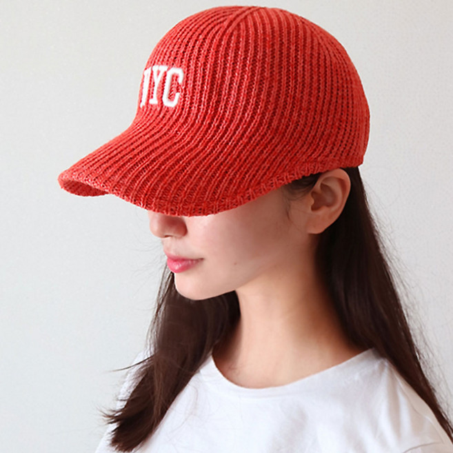 이코마켓 국산 레터링 자수 봄 가을 여름 볼캡 지사 니트 캡모자 밀짚 스타일 연예인 소두핏 여성 챙모자