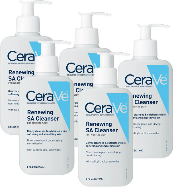세라비 리뉴잉 SA 페이스 클렌저 CeraVe Renewing SA Face Cleanser Normal Skin, 237ml, 5개