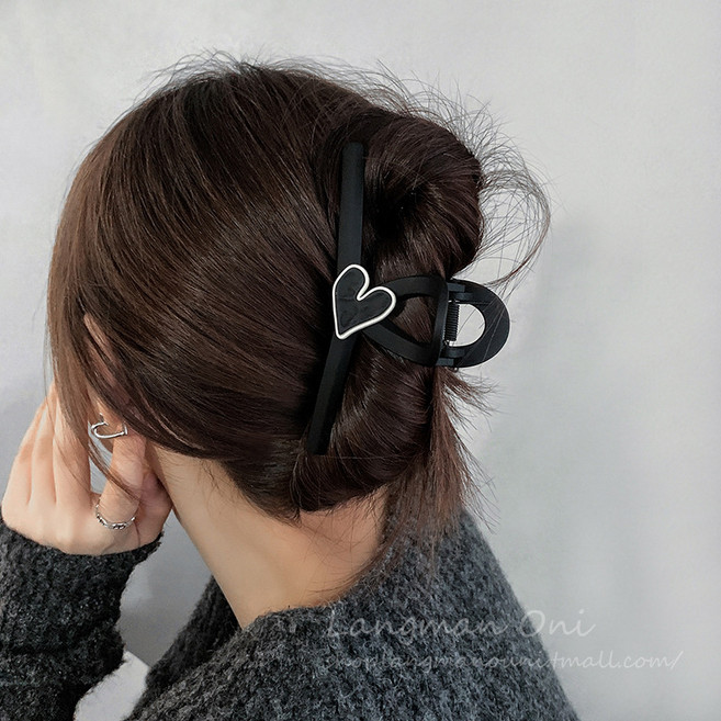 아기자기 하트헤어집게핀 세트 2개