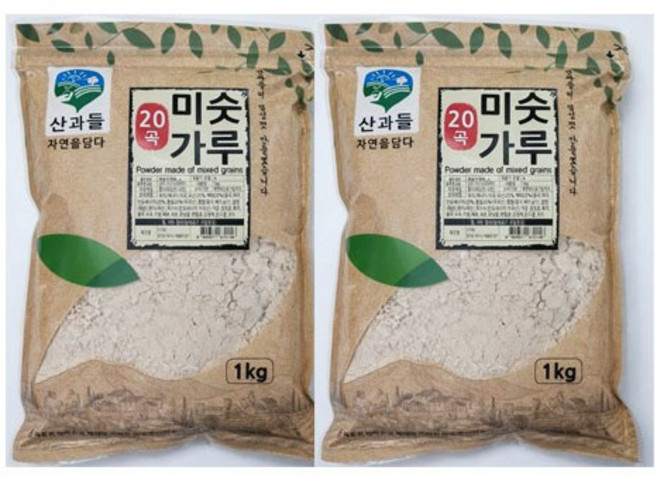 산과들 20곡미숫가루1kg, 1kg, 2개