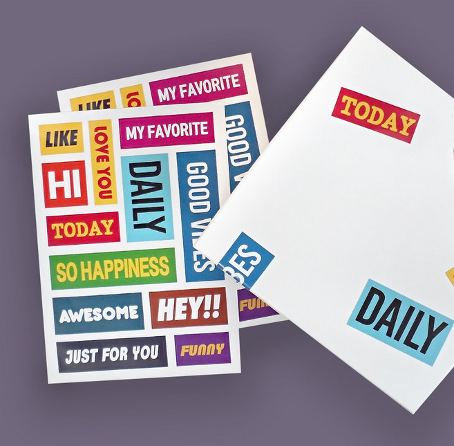 [소행섬] 커스텀 스티커, 20팩