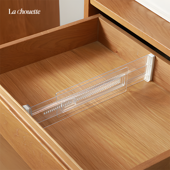 [3개 세트] 라슈에뜨 책상 아크릴 트레이 분리 수납 파티션 서랍 칸막이 파티션, 1세트, 투명(3개입)