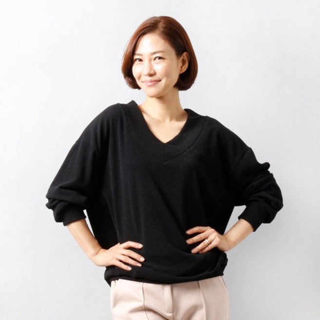 루즈핏넥브이티 WW3125M409 빅사이즈