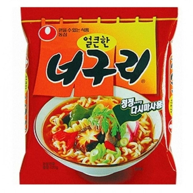 농심 얼큰한 너구리 120gx40봉지_000gf, 1개