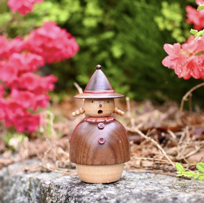 프롬더오브제 피노키오 눈사람 마녀 인센스홀더 나무인형