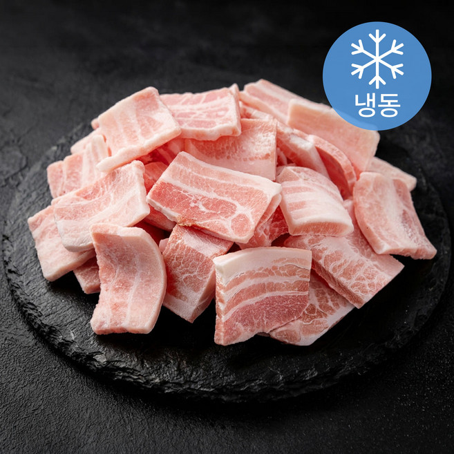 [서초정육] 프리미엄 대패 삼겹살 1kg 냉삼 한입 삼겹살 구이용 스페인산, 2개