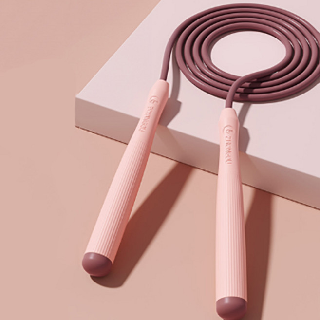 길이조절 꼬이지 않는 성인용 스피드 복싱 크로스핏 다이어트 줄넘기, 1개, 핑크