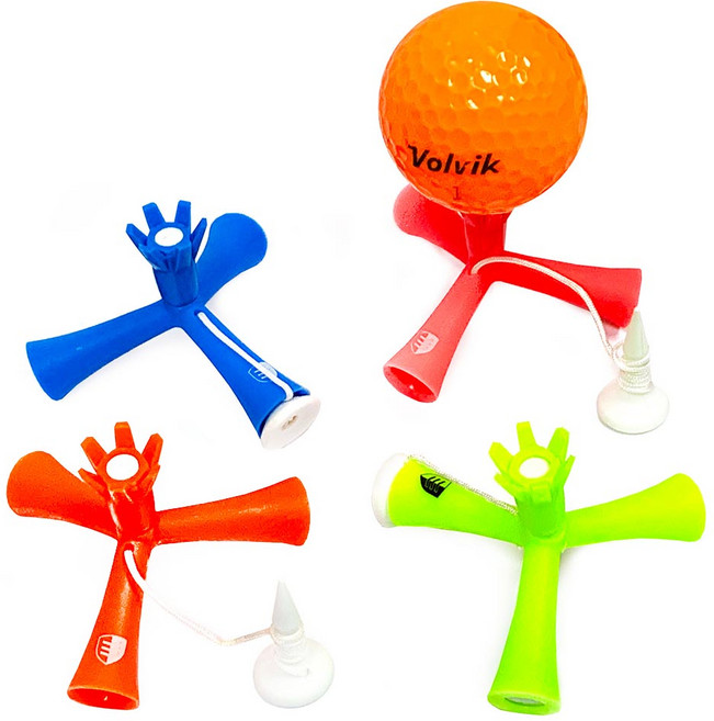 골프티 삼발이골프티 4개 높이조절골프티 롱티숏티, 단품